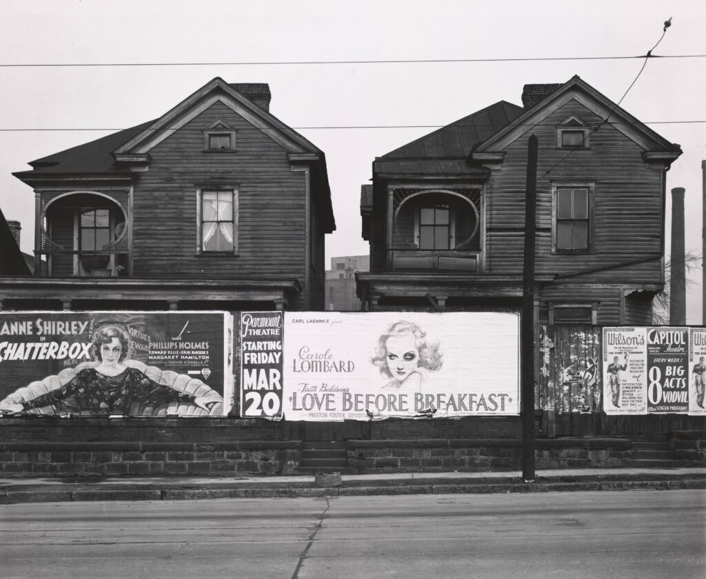 Houses and Billboards, Atlanta, Georgia, 1936 — Walker Evans
