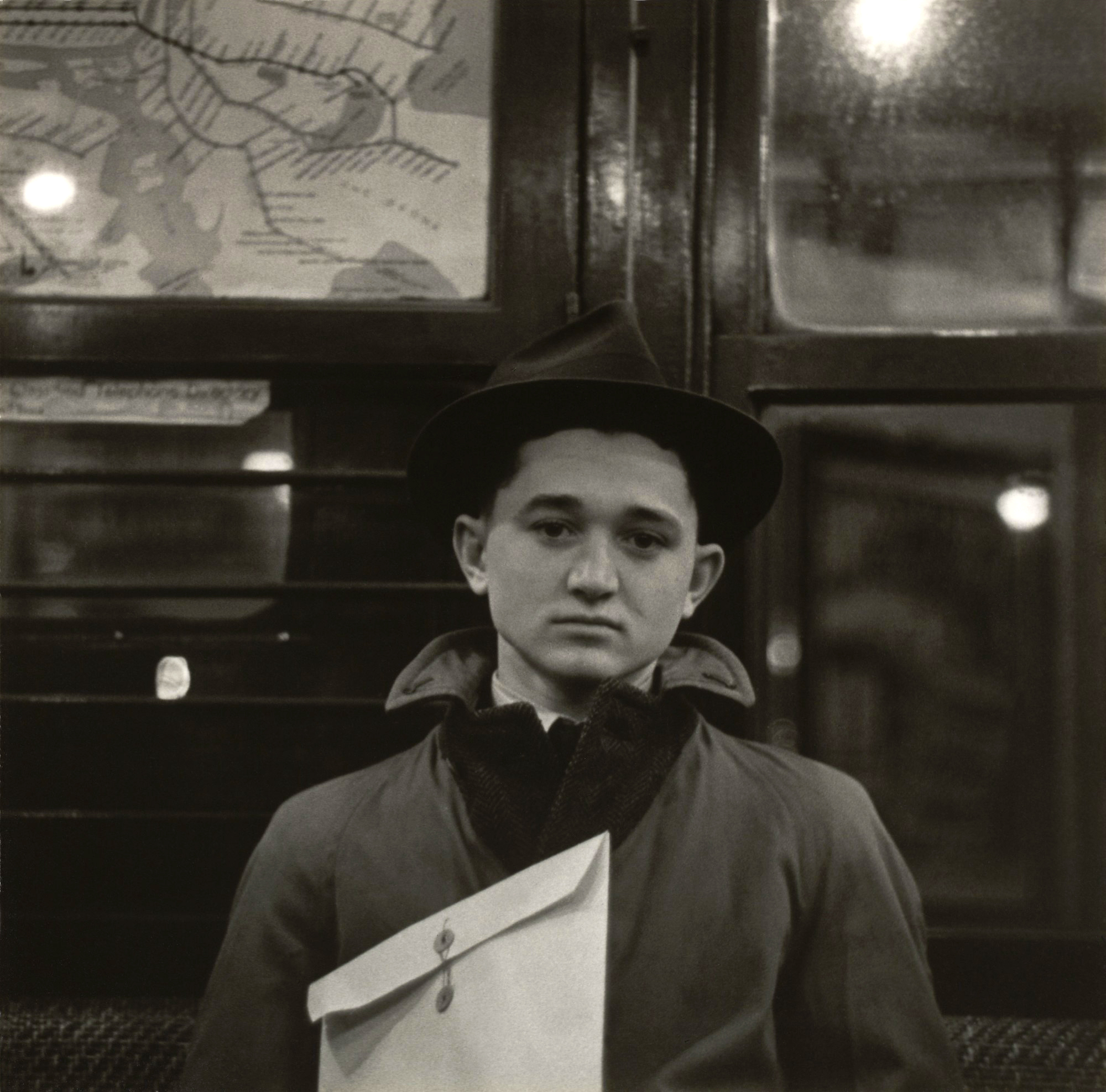 Subway Portrait, New York, 1938–41 — Walker Evans