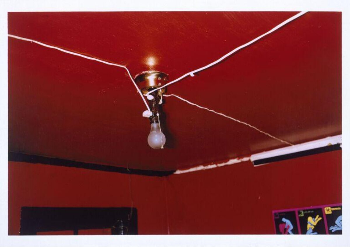 Untitled (The Red Ceiling), Greenwood, Mississippi, c. 1973 — William Eggleston