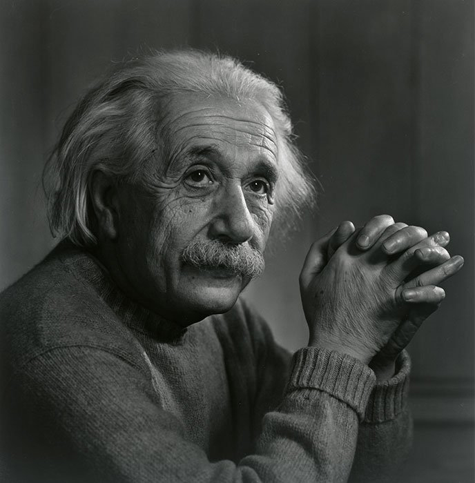 Albert Einstein, Princeton, 1948 — Yousuf Karsh